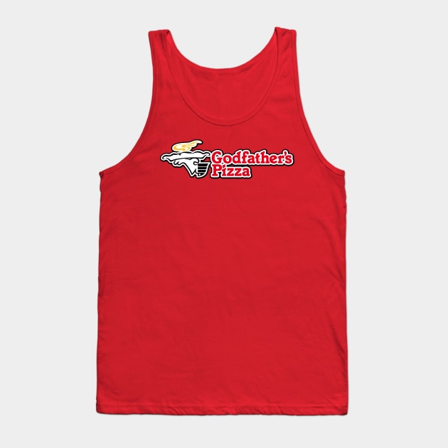 Godfather's Pizza Tank Top by BigOrangeShirtShop